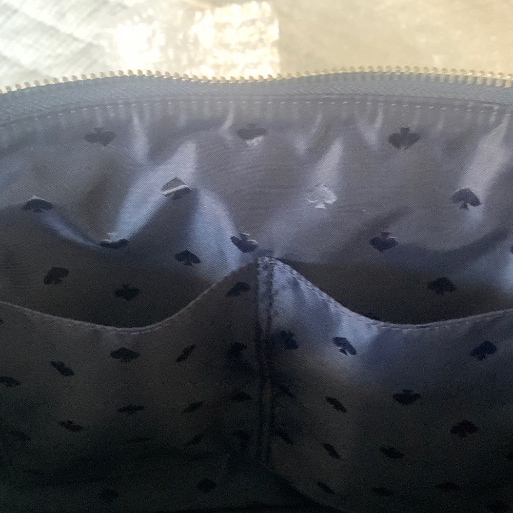 kate spade navy tote with leather straps - Picture 5 of 9
